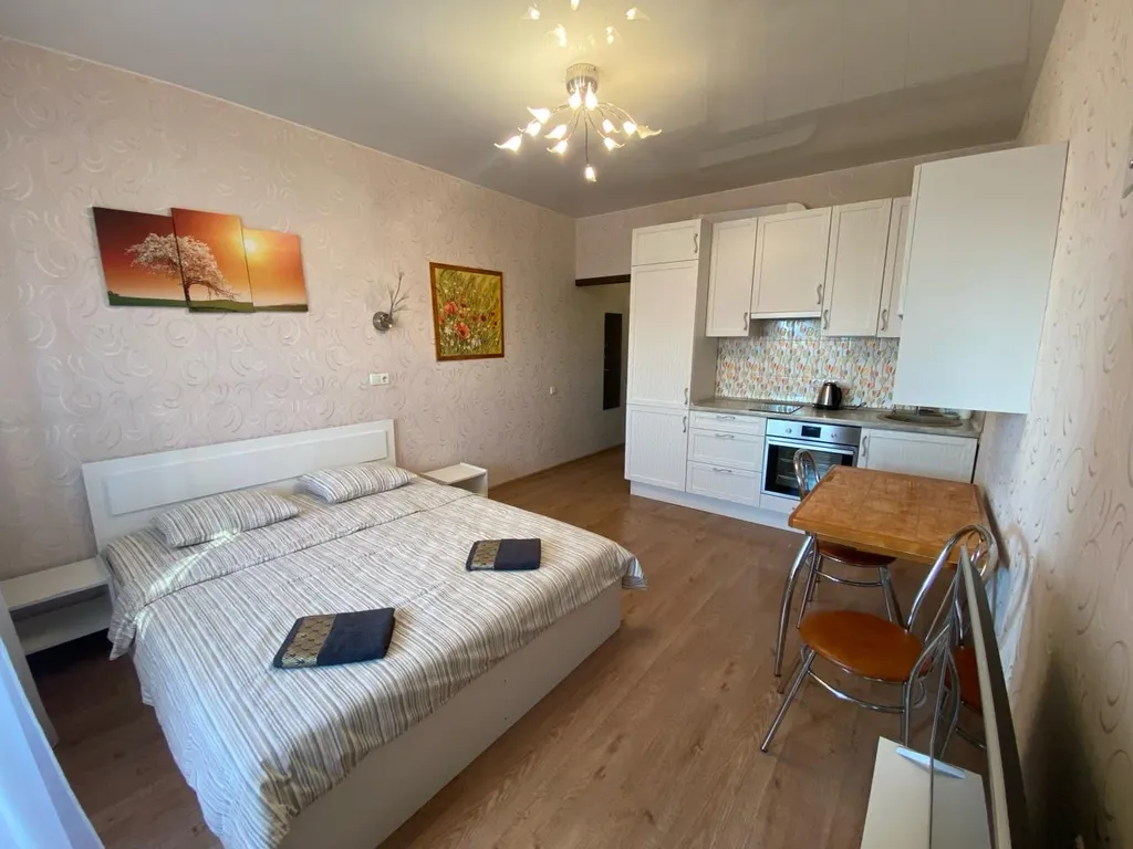 Квартира-студия посуточно ул. Кагана, д. 19 — аренда посуточно в Воскресенск