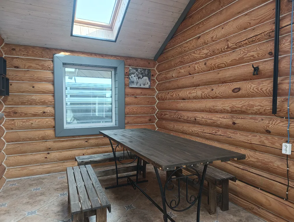 Mini с баней на дровах