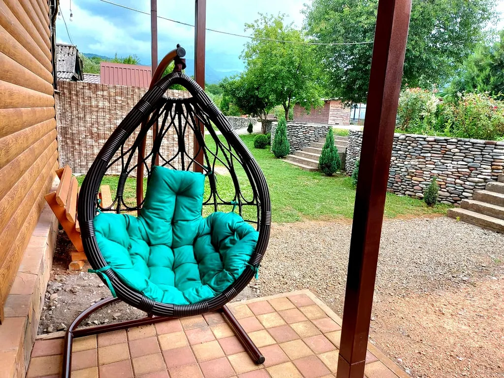 Домик с террасой и купелью