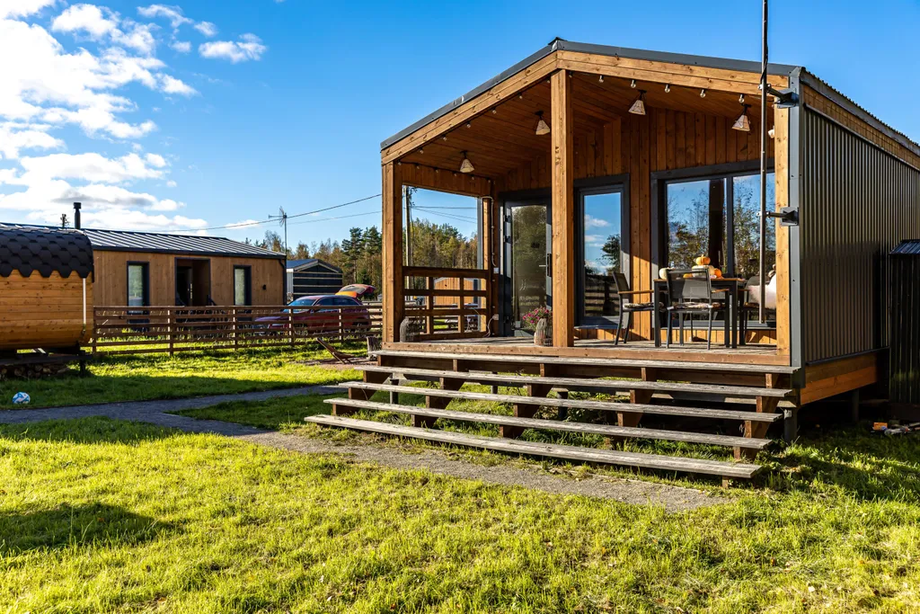 Дом с 2 спальнями и баней рядом с Коробицыно