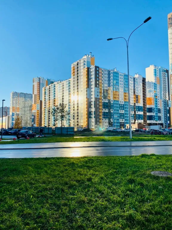 Квартира Квартира Однушка в Чистом Небе с фламинго — Санкт-Петербург