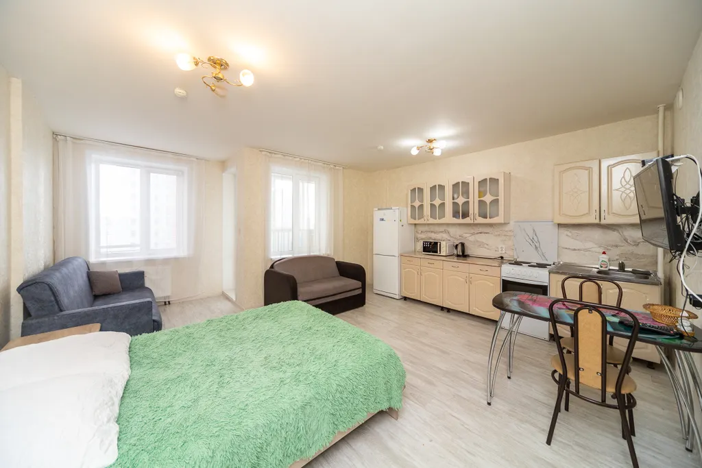 Студия на 17 этаже в центре города