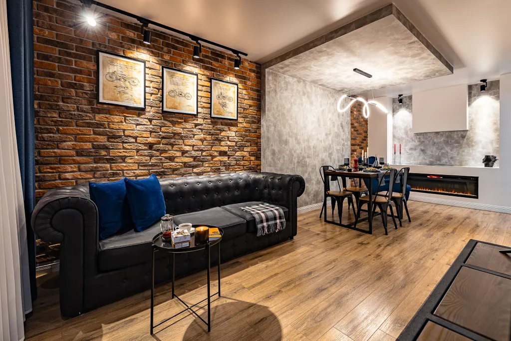 Популярная квартира в центре Британский лофт