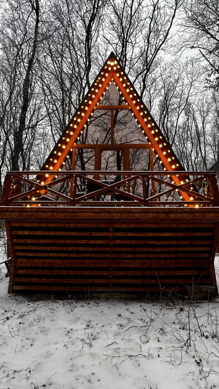 Дом в лесу для семейного отдыха