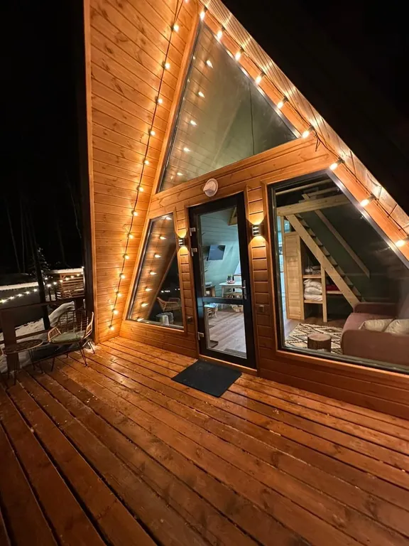 Видовой дом с камином