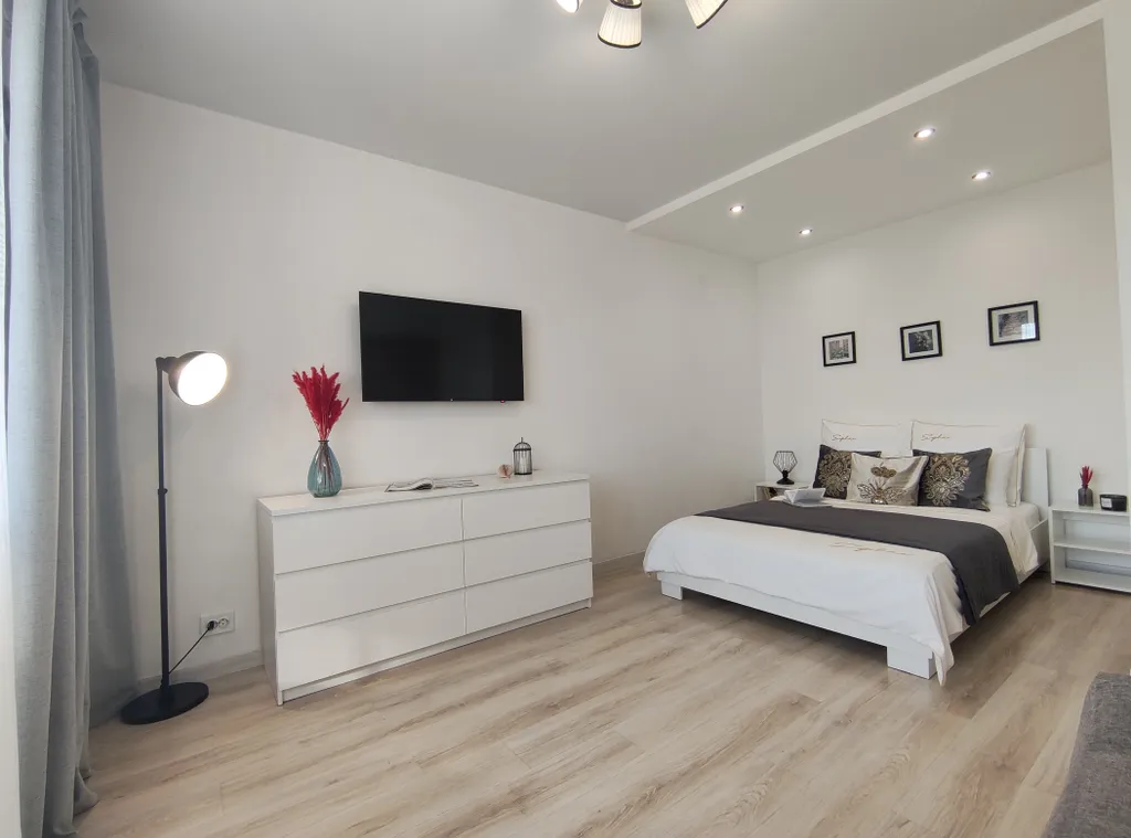 Квартира с видом на город в центре