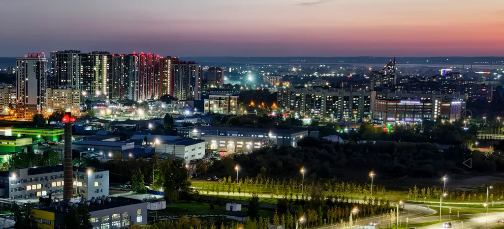 Квартира Квартира в новом доме с панорамным видом на центр города и Волгу — Казань