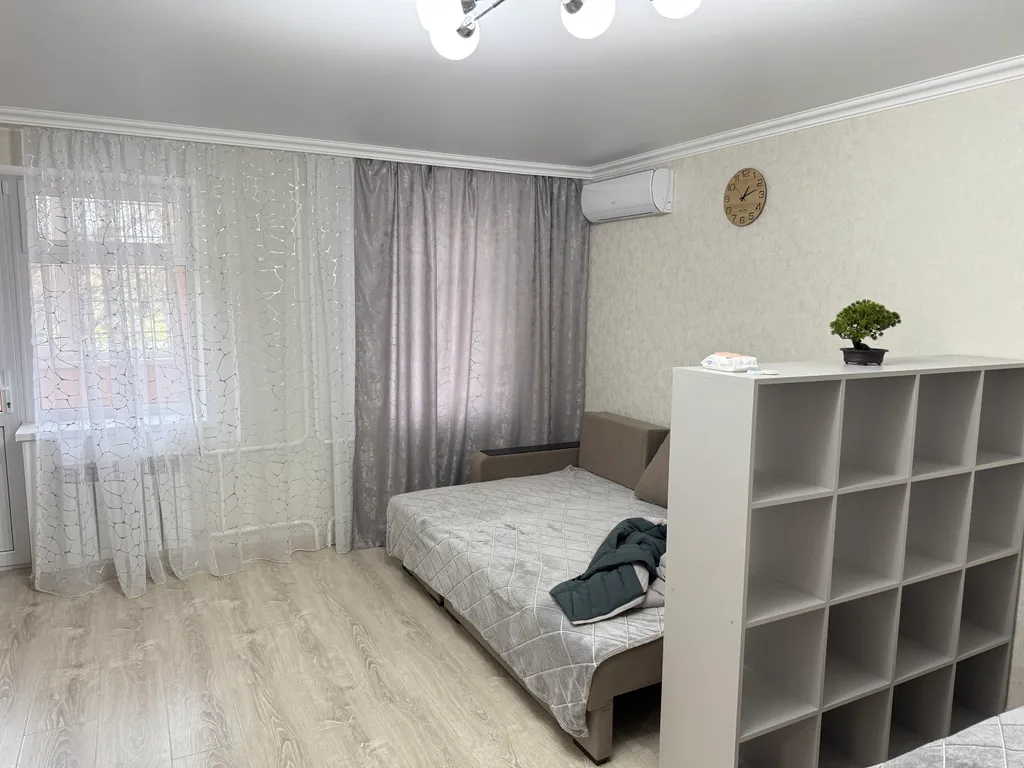 Светлая просторная однокомнатная квартира