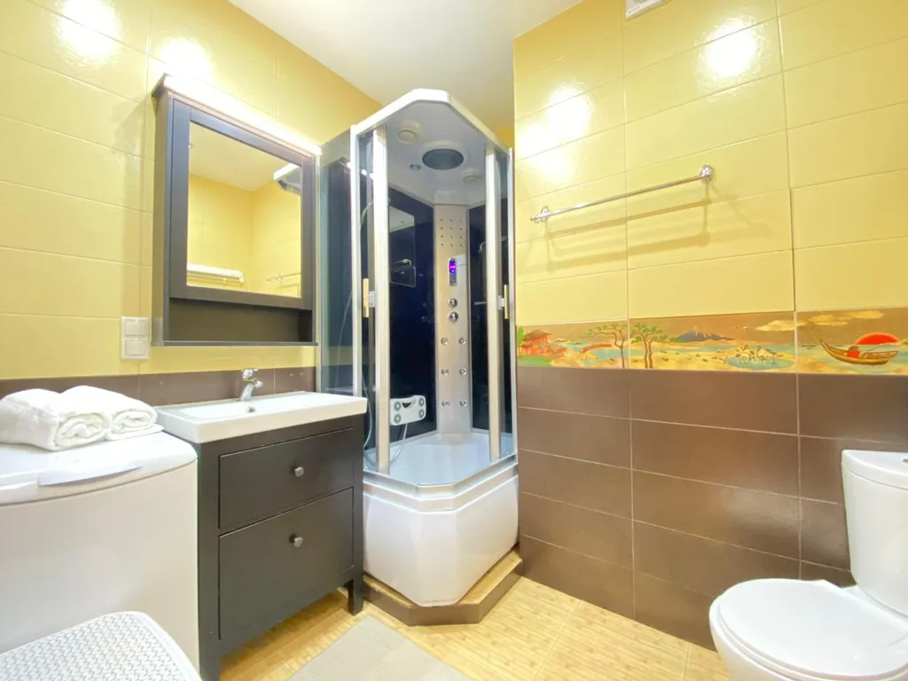 Уютная квартира в центре с видом на море. В 5 минутах ходьбы до пляжа!