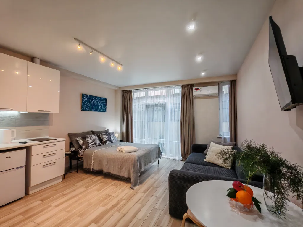 Уютная квартира-студия в центре горнолыжного курорта Красная поляна — аренда посуточно в Эсто-Садок