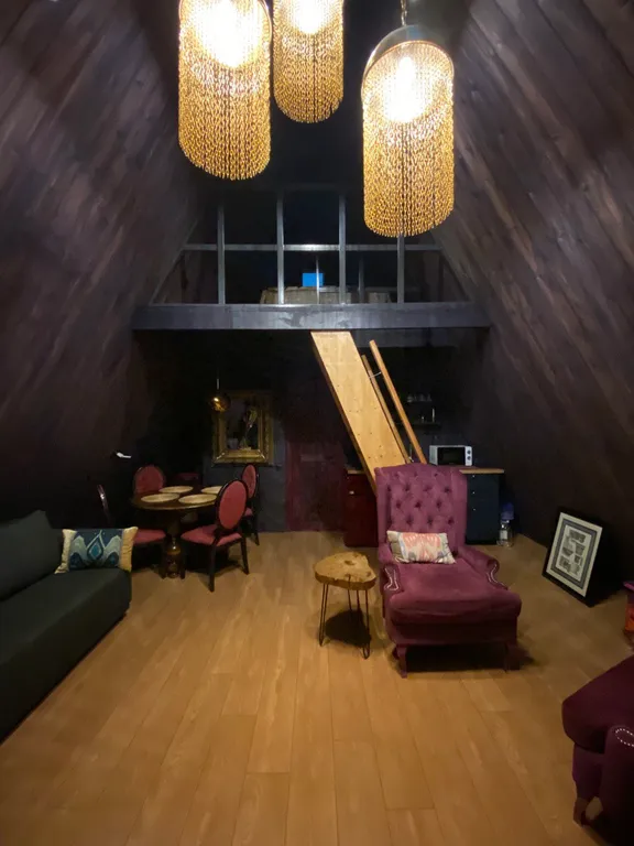 Smaland Ranta house-шале на высоком берегу с видом на реку и закат