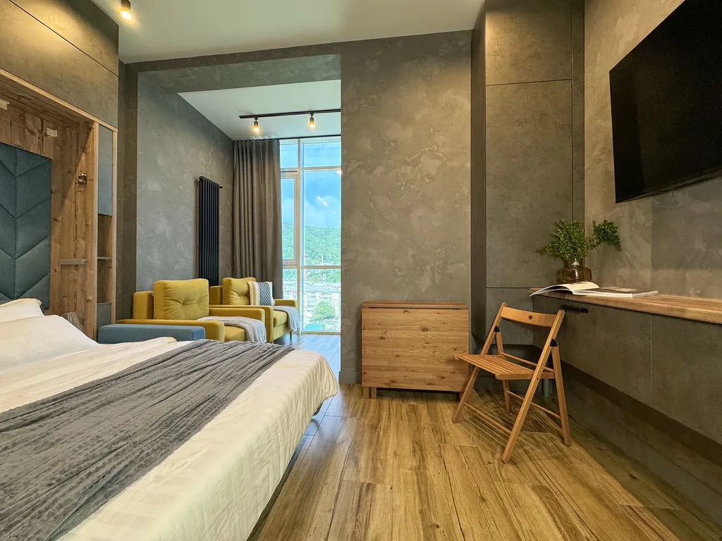 Видовые апартаменты Монстера Лофт в ЖК Сан Хиллс Небуг