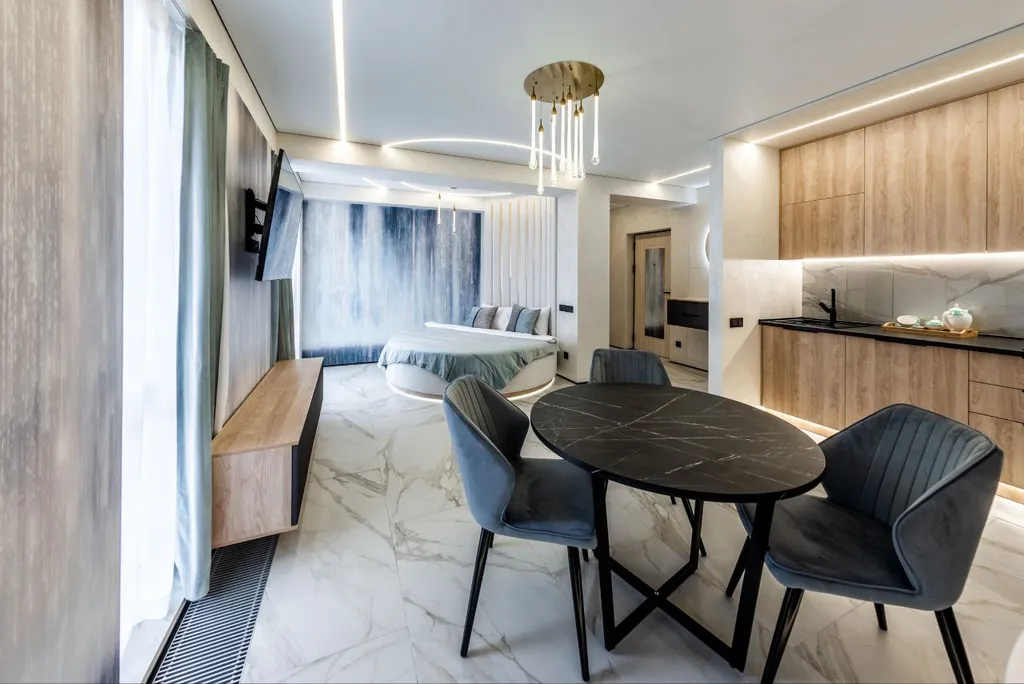 Студия с джакузи в центре Сочи