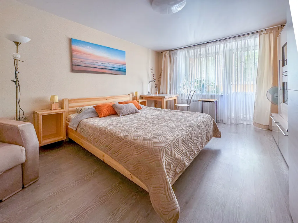 Квартира Светлая квартира с шикарной кроватью и беспружинным жестким матрацем — Ярославль