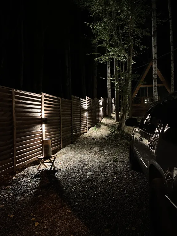 Коттедж а-фрейм атмосфера