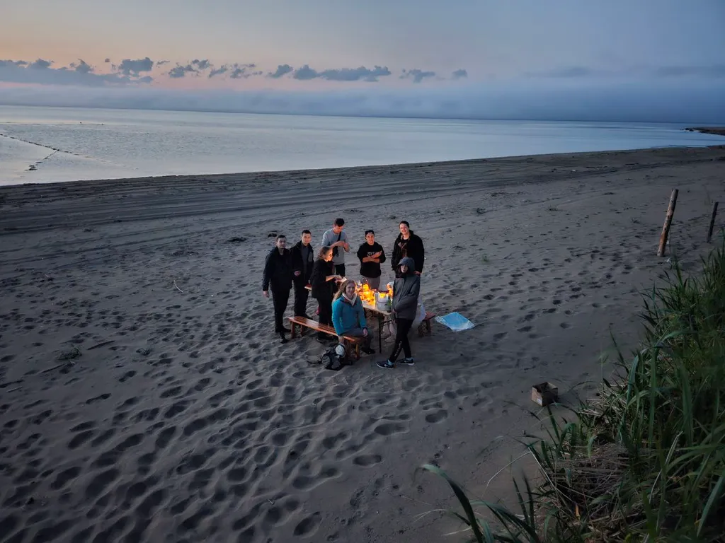 Уютный купол на острове Кунашир