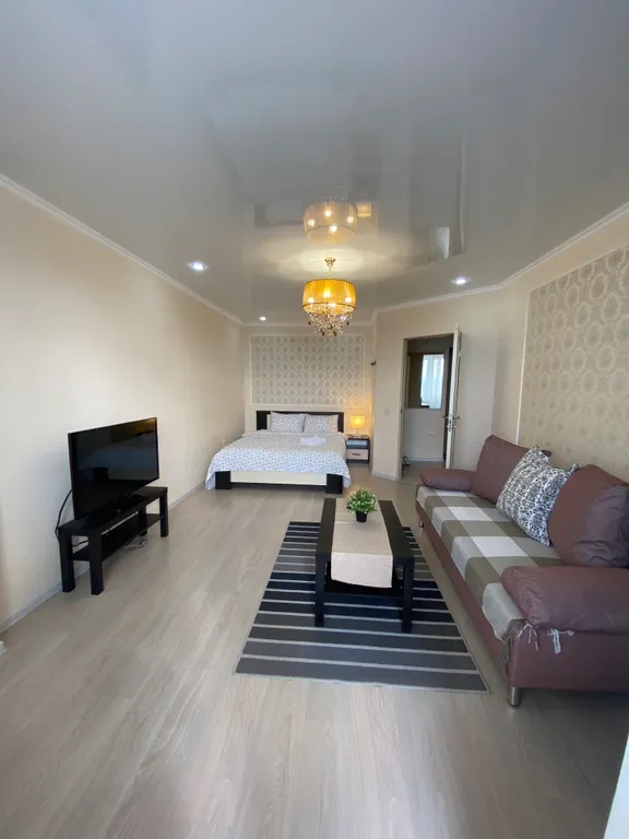 Однокомнатные апартаменты с видом на Кавказские горы