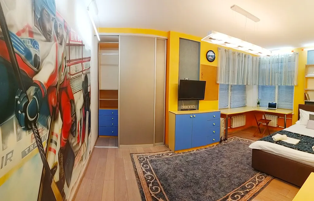 Просторные апартаменты Апарт-Комфорт с сауной и рабочим кабинетом