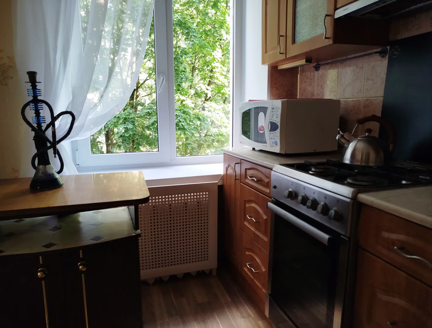 Вид из окна кухни