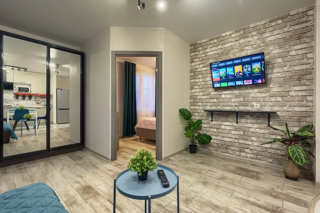 Шикарный 2-комнатный апартамент Loft Studio возле ТЦ Волгомолл