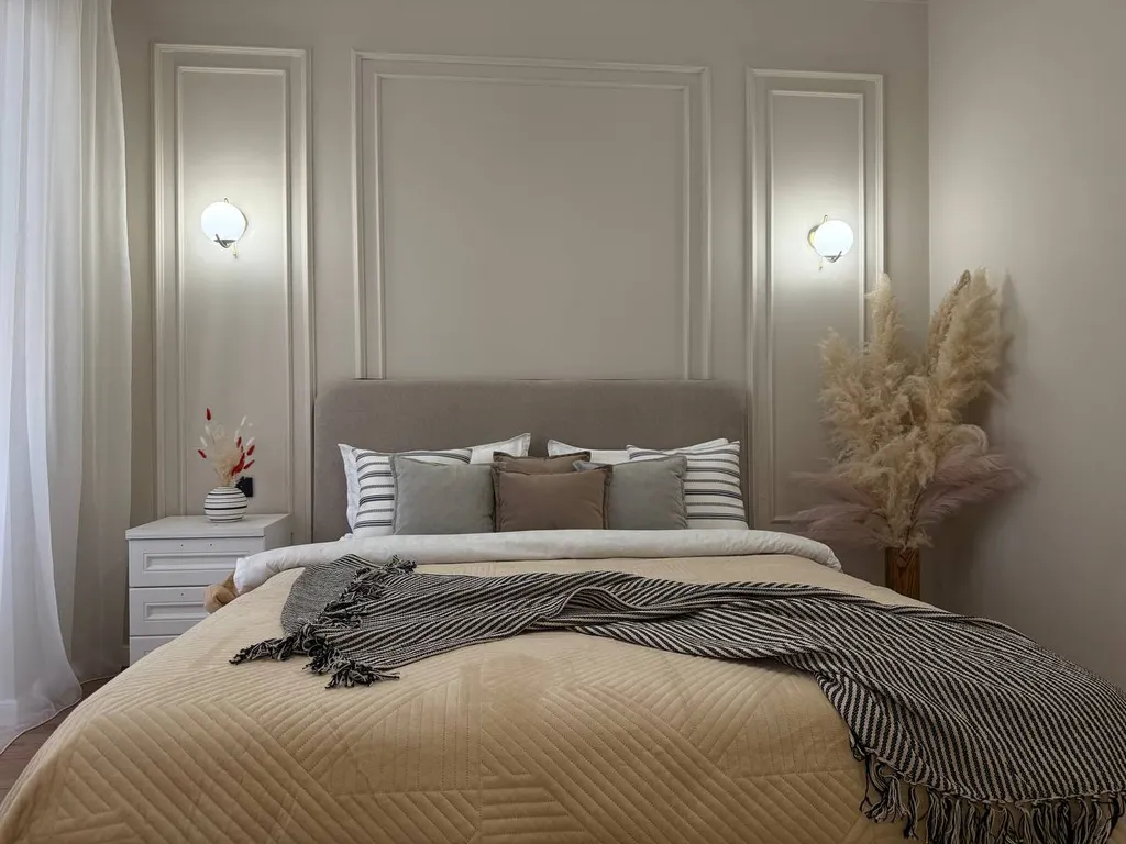 Стильная двухкомнатная в районе ТРЦ Мега на Розыбакиева