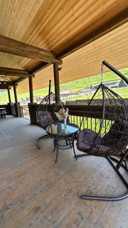 Дача из сруба в Барзикау рядом с Верхним Фиагдоном с бассейном