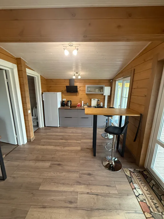 Дом в лесу из клеенного бруса