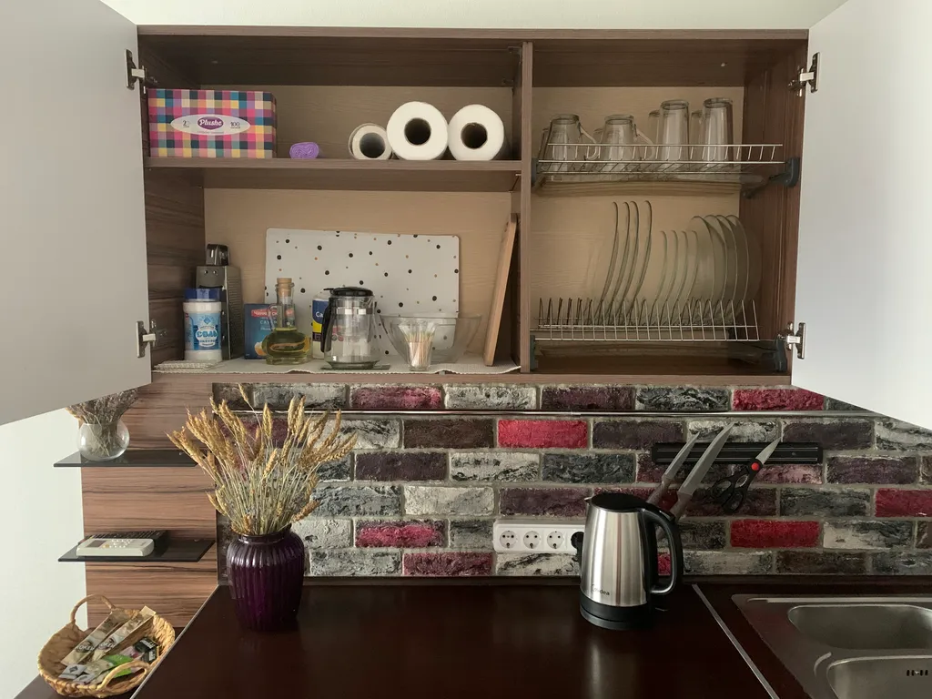 Студия для двоих с кондиционером с прекрасным видом на город