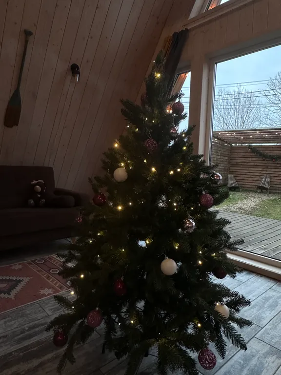 Коттедж Треугольный эко-дом с баней и чаном — Истра