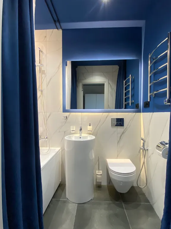 Квартира Квартира Дизайнерская студия в новом ЖК со свежим ремонтом, кондиционером и бойлером — Гатчина