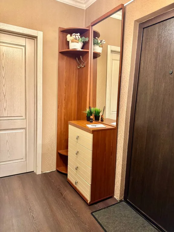 Снежные узоры на крышах с высоты 10-го этажа