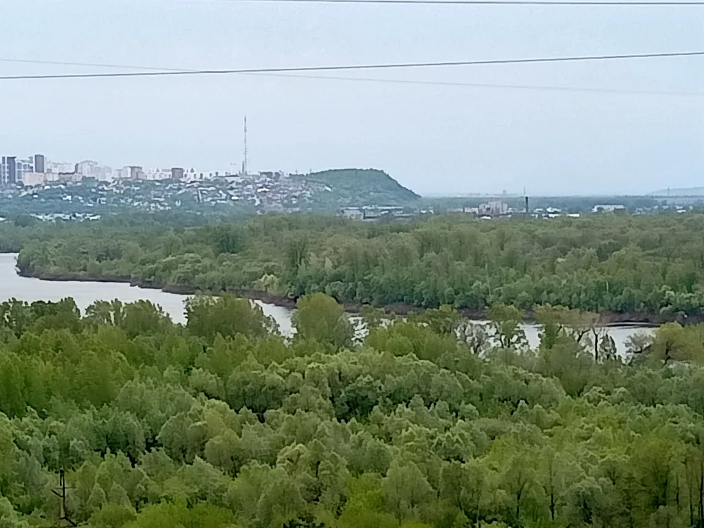 Уютная квартира с видом на город и реку