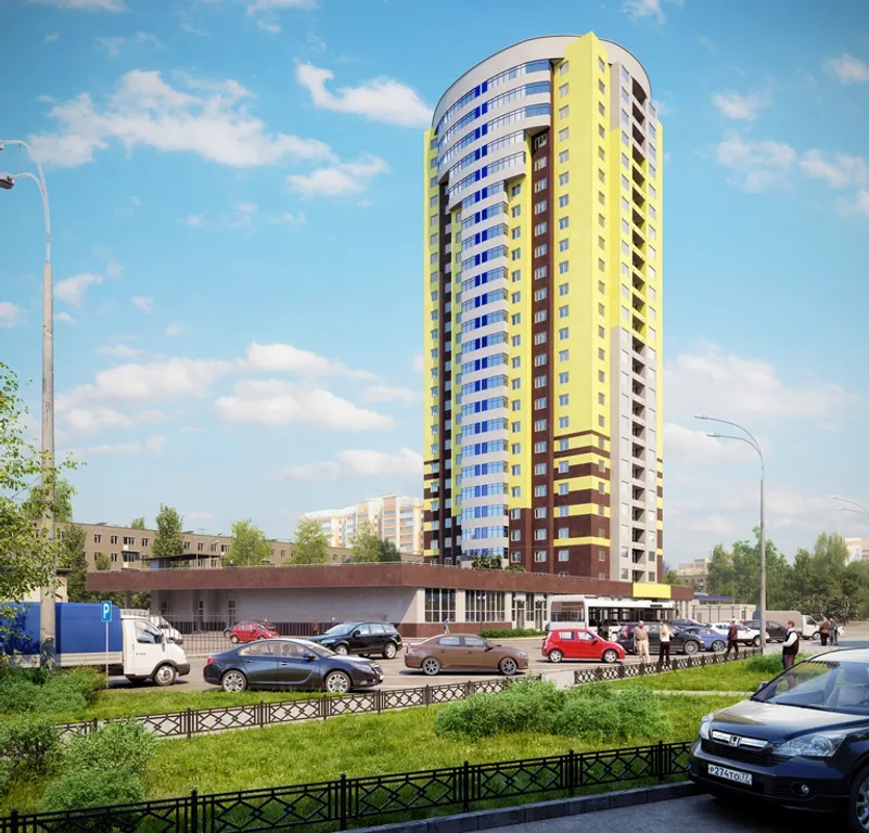 Новая трёхкомнатная квартира в тихом центре