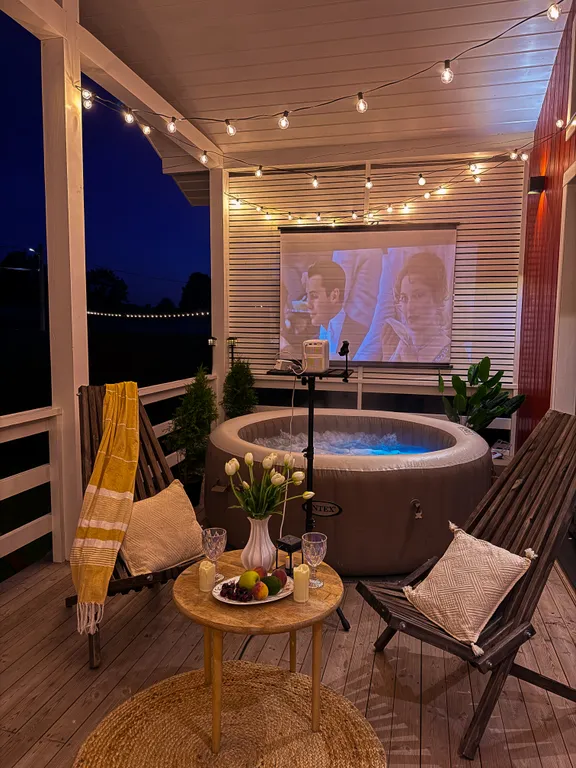 Коттедж Красивый дом с сауной, джакузи и сапбордами — Павловский Посад