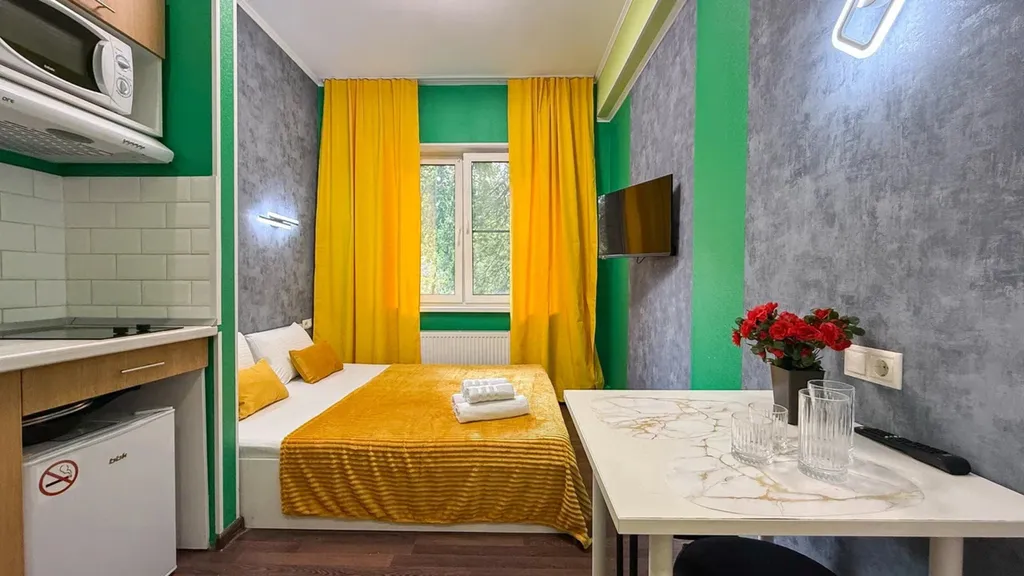 Квартира Квартира Уютная студия у метро Варшавская, Каширская — Москва