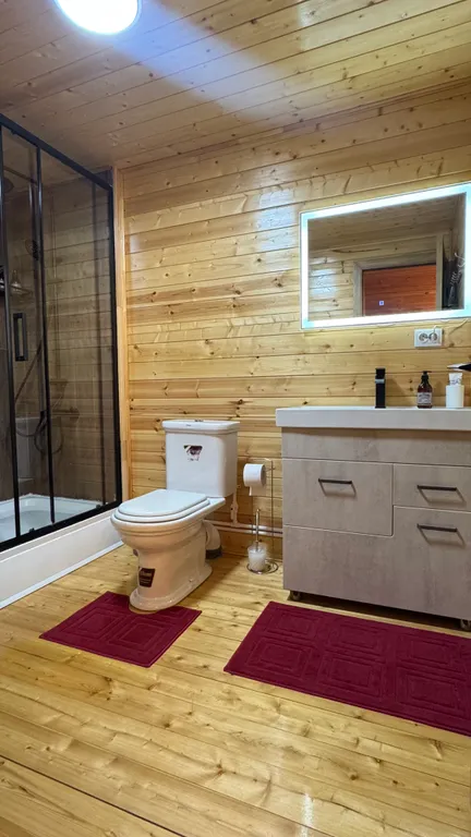 Двухэтажный коттедж в горах Карачаево-Черкесии