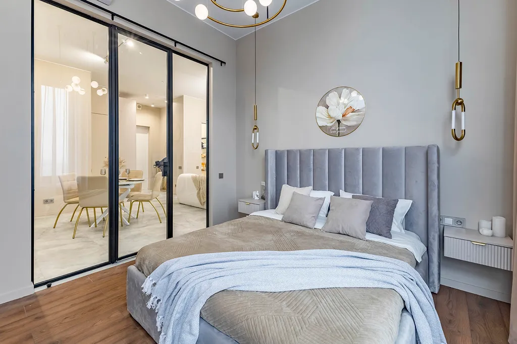 Квартира Квартира Люкс с двумя спальнями и видом на Москва реку — Москва