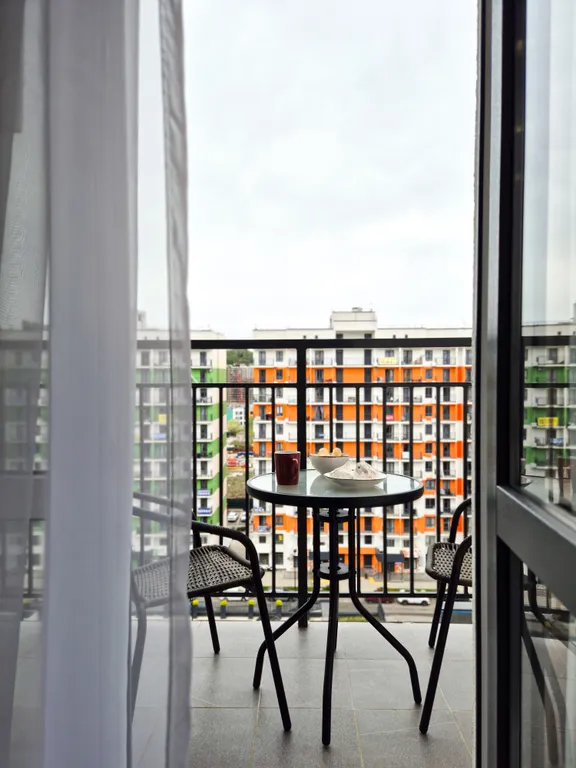 Квартира-студия в Летнем с видом на лес, реку