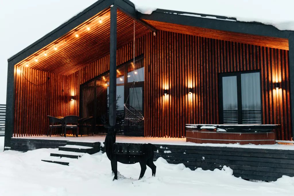 Коттедж Загородный коттедж Шале — Ломоносов