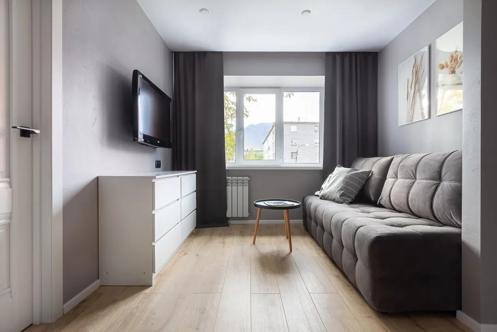 Современная и уютная квартира продуманна до мелочей