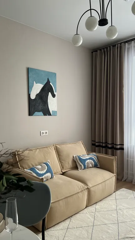 Квартира Квартира Дизайнерская евродвушка с видом на реку — Ям