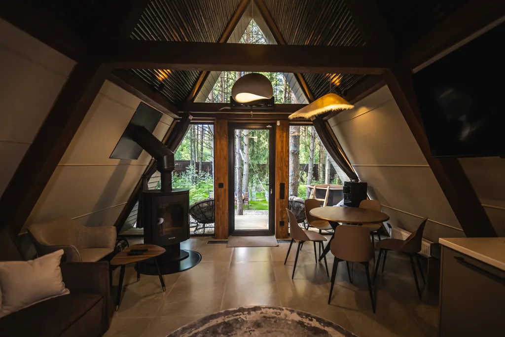 Коттедж Коттедж А-Фрейм грей — Павловский Посад