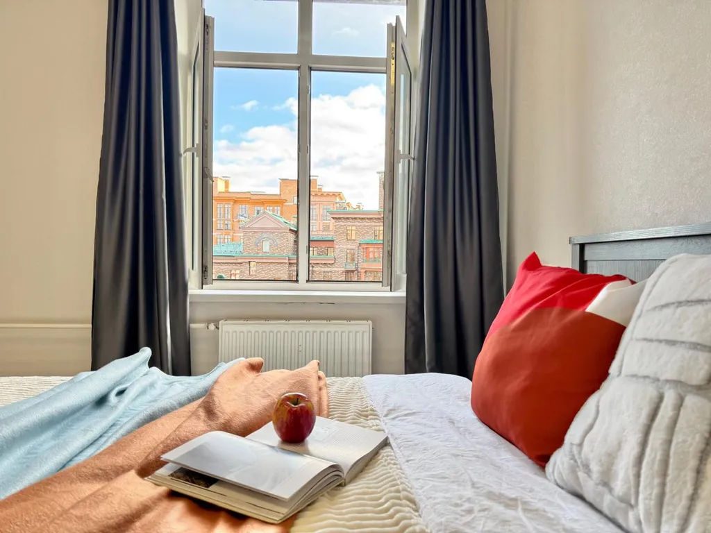 Просторная квартира с балконом