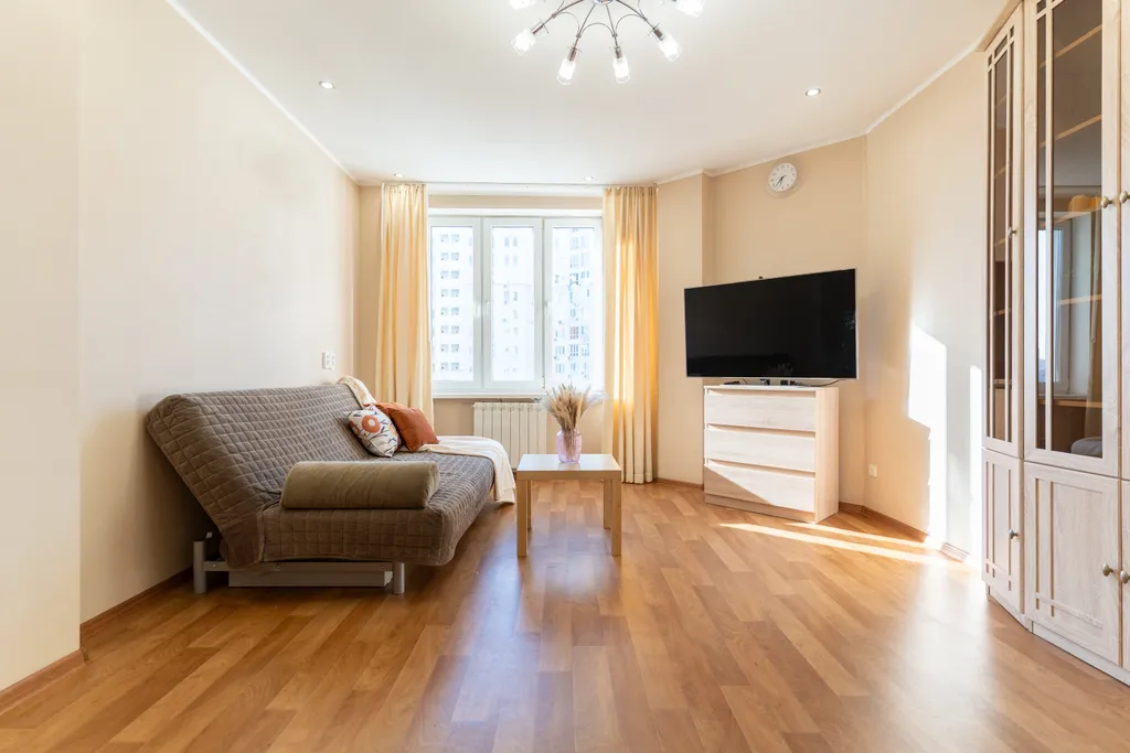 3-комнатная квартира для 5 гостей с балконом