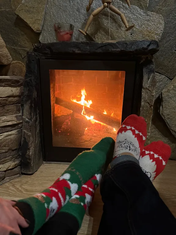 Срубовой дом с большим бассейном и шикарным видом на Жигулевские горы