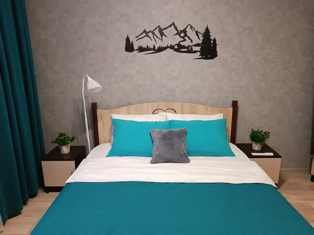 Уютная квартира с видом на гору