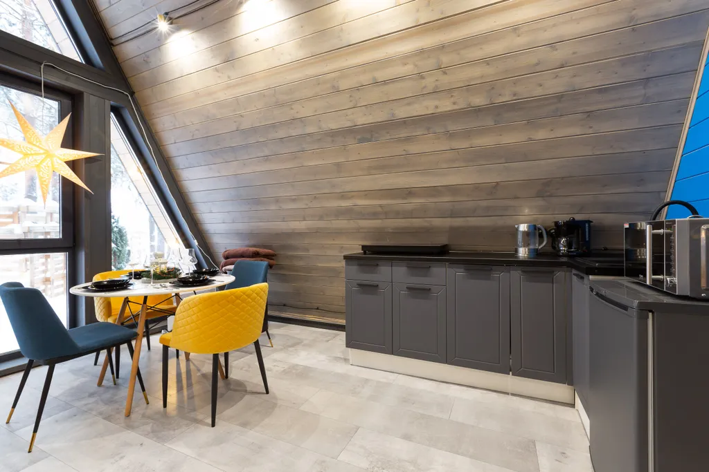 Домик 4 A-Frame с купелью 60 м2