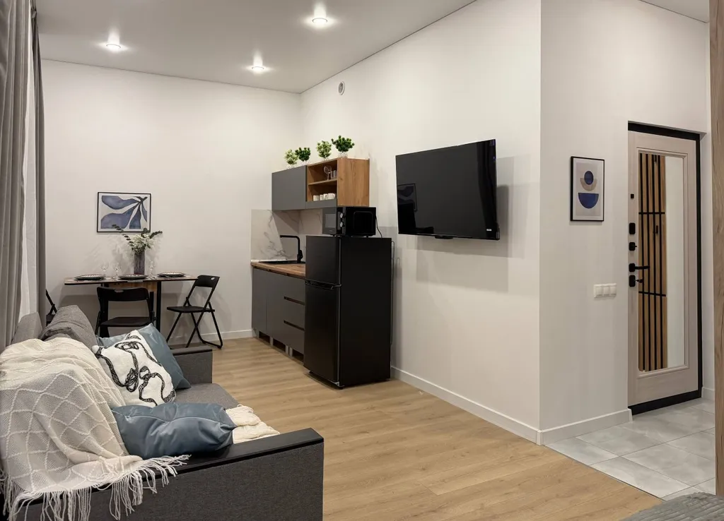 Светлая студия в ЖК Видный город