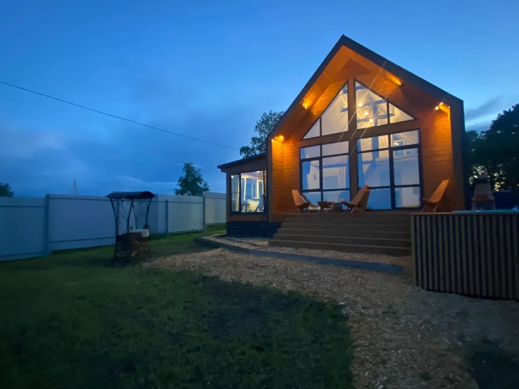 Новый уютный дом в тихом месте