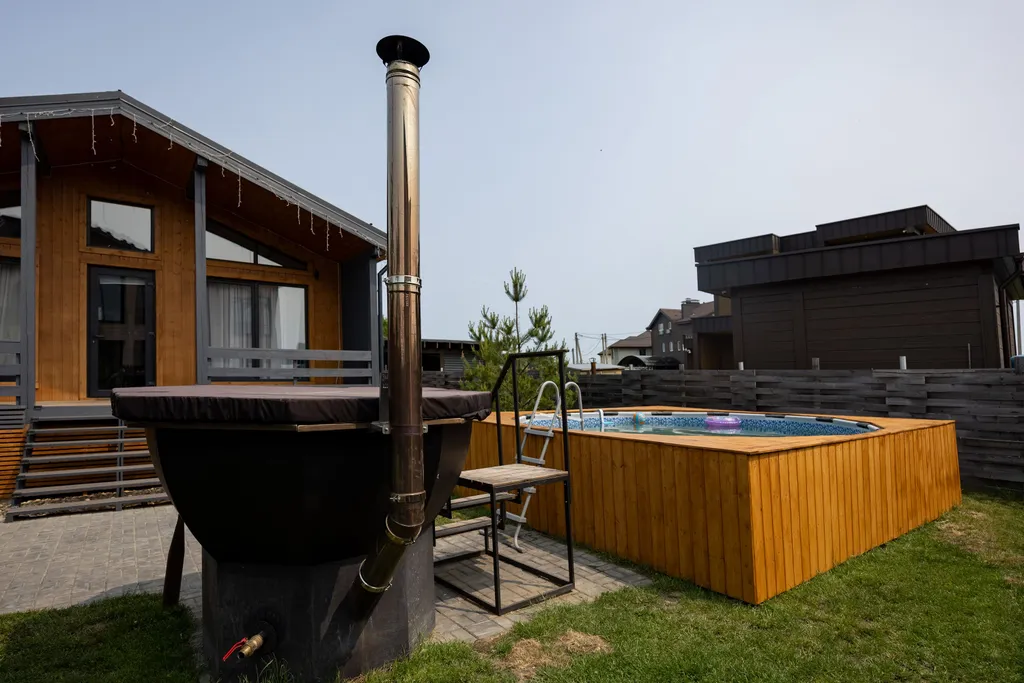 Дом-шале в Сорочанах с чаном